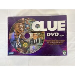 Clue DVD Board Game‎ – Brand New Sealed 🎲 Mystery Detective Game Family